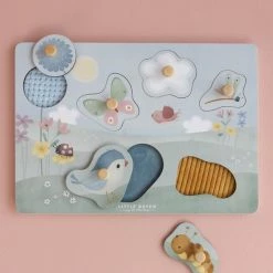 Little Dutch Voelpuzzel Flowers & Butterflies FSC -Exporteren puzzels winkel 550x550 38