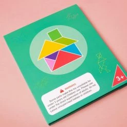 Seizoenstunter Tangram Puzzel Magnetisch Voor Peuters En Kleuters - Educatief - Puzzelboek - Magneetboek - Houten Vormenpuzzel - 96 Puzzels - Groen -Exporteren puzzels winkel 550x550 386