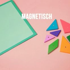 Seizoenstunter Tangram Puzzel Magnetisch Voor Peuters En Kleuters - Educatief - Puzzelboek - Magneetboek - Houten Vormenpuzzel - 96 Puzzels - Groen -Exporteren puzzels winkel 550x550 390
