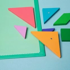 Seizoenstunter Tangram Puzzel Magnetisch Voor Peuters En Kleuters - Educatief - Puzzelboek - Magneetboek - Houten Vormenpuzzel - 96 Puzzels - Groen -Exporteren puzzels winkel 550x550 392