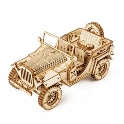 Robotime Modelbouwpakket Army Jeep 18,9 Cm Hout 369-delig -Exporteren puzzels winkel 550x550 408