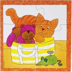 Bambolino Toys - Dikkie Dik - 4 In 1 Puzzelset - 4+6+9+16 Stukjes - Kinderpuzzel - Leren Puzzelen - Educatief Peuter Speelgoed - Puzzel 3 Jaar En Ouder - Schoencadeautje Sinterklaas -Exporteren puzzels winkel 550x550 51