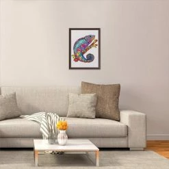 ACROPAQ Houten Puzzel Kameleon - 150 Stukjes, A4 Formaat 210 X 297 Mm, Puzzel Voor Kinderen En Volwassenen -Exporteren puzzels winkel 550x550 574