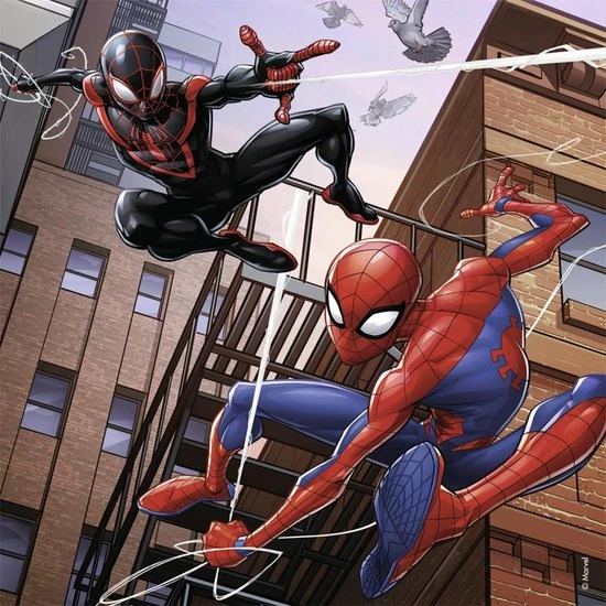 Ravensburger Puzzel Spider-man In Actie - 3x49 Stukjes - Kinderpuzzel 4 Ravensburger Puzzel Spider-man In Actie - 3x49 Stukjes - Kinderpuzzel - Afbeelding 2