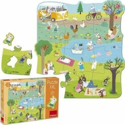 Goula XXL Legpuzzel - Naar Buiten - 16 Stukjes -Exporteren puzzels winkel 550x554 3