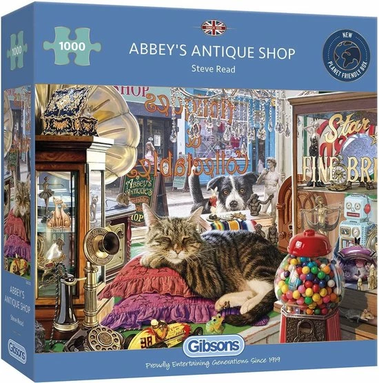 Gibsons Abbey's Antique Shop Puzzel (1000 Stukjes) 3 Gibsons Abbey's Antique Shop Puzzel (1000 Stukjes)