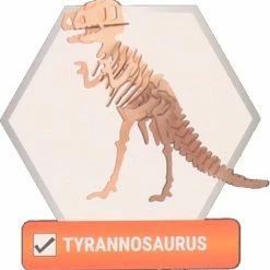 Merkloos Houten 3D Dinosaurus Puzzel, 4 Assorti -Exporteren puzzels winkel 550x558 4