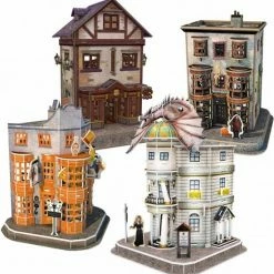 CubicFun Harry Potter - Diagon Alley Set (4x 3d Puzzel, 272 Stukjes) -Exporteren puzzels winkel 550x563 6