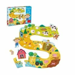 Goula Vormenpuzzel Boerderij Junior Hout - 17 Stukjes -Exporteren puzzels winkel 550x565