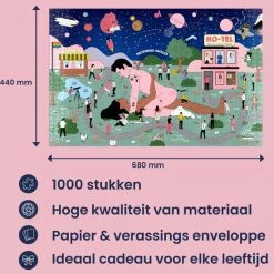 Puzzle In A Bag - De Pikante Puzzel - Puzzel 1000 Stukjes -Exporteren puzzels winkel 550x569
