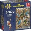 Jan Van Haasteren Flea Market Puzzel - 500 Stukjes -Exporteren puzzels winkel 550x576 4
