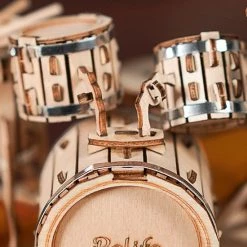 Robotime 3D Houtenpuzzel Muziekinstrument Drumstel, TG409, 19x13,5x11cm - 6946785116816 21 Robotime 3D Houtenpuzzel Muziekinstrument Drumstel, TG409, 19x13,5x11cm - 6946785116816 -Exporteren puzzels winkel 550x578 11