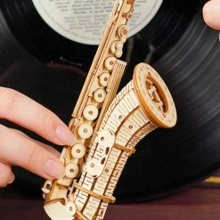 Robotime 3D Houten Puzzel Muziekinstrument Saxophone, TG309, 8,5x7x23cm - 6946785116793 -Exporteren puzzels winkel 550x578 14