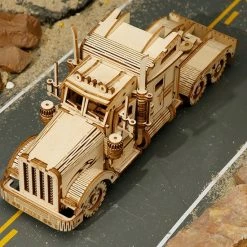Robotime Modelbouwpakket Heavy Truck 22,4 Cm Hout 286-delig -Exporteren puzzels winkel 550x578 3