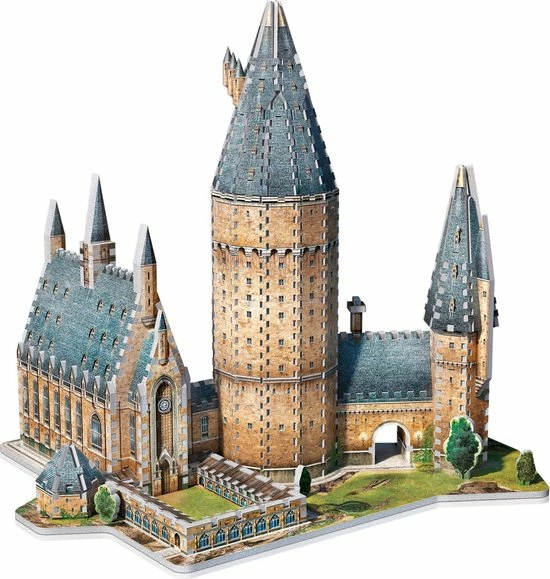 Hogwarts - Great Hall - Wrebbit 3D Puzzel - Harry Potter - 850 Stukjes 3 Hogwarts - Great Hall - Wrebbit 3D Puzzel - Harry Potter - 850 Stukjes
