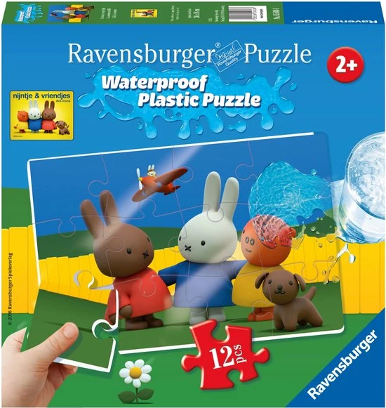 Ravensburger Nijntje Plastic Puzzle - 12 Stukjes- Kinderpuzzel 3 Ravensburger Nijntje Plastic Puzzle - 12 Stukjes- Kinderpuzzel