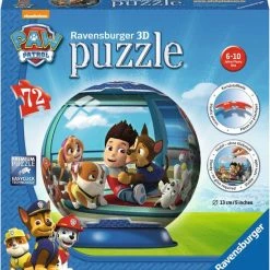 Ravensburger PAW Patrol Puzzleball - 3D Puzzel - 72 Stukjes -Exporteren puzzels winkel 550x583 2