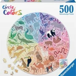 Ravensburger Puzzel Circle Of Colors Animals - Legpuzzel - 500 Stukjes -Exporteren puzzels winkel 550x583