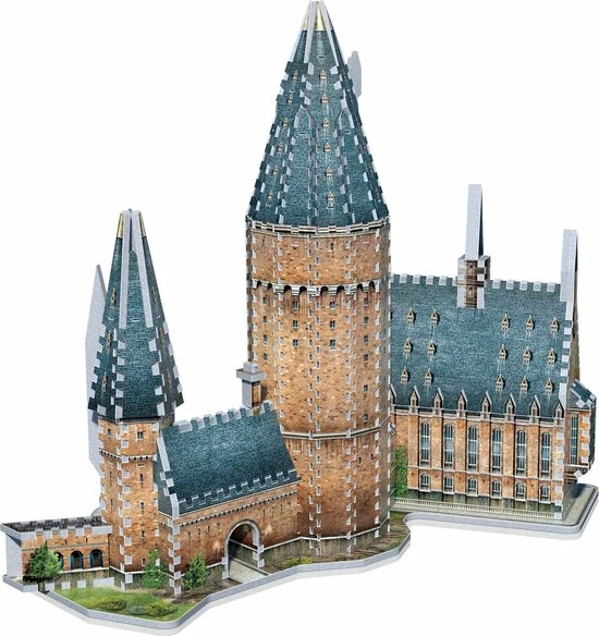 Hogwarts - Great Hall - Wrebbit 3D Puzzel - Harry Potter - 850 Stukjes 6 Hogwarts - Great Hall - Wrebbit 3D Puzzel - Harry Potter - 850 Stukjes - Afbeelding 4