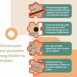 Puzzlr - Puzzelbord Met Opbergsysteem - Houten Puzzelplaat Onderlegger Met 6 Laden - 1500 Stukjes -Exporteren puzzels winkel 550x591 1