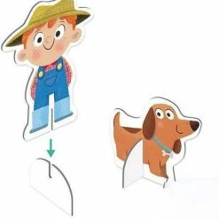 Goula Vormenpuzzel Boerderij Junior Hout - 17 Stukjes -Exporteren puzzels winkel 550x592