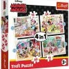 Trefl Minnie Mouse 4-in-1 Puzzel - 12/15/20/24 Stukjes -Exporteren puzzels winkel 550x595 2