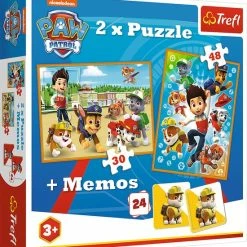 Trefl Paw Patrol 2-in-1 Puzzel - 30 En 48 Stukjes -Exporteren puzzels winkel 550x605 4