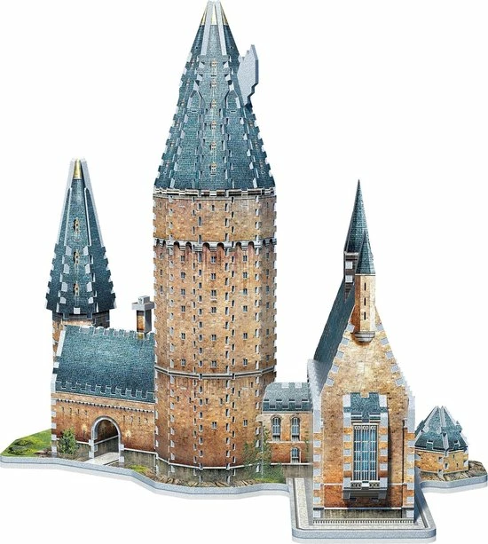 Hogwarts - Great Hall - Wrebbit 3D Puzzel - Harry Potter - 850 Stukjes 5 Hogwarts - Great Hall - Wrebbit 3D Puzzel - Harry Potter - 850 Stukjes - Afbeelding 3