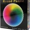 Blazing With Color Ronde Puzzel - 1000 Stukjes - Regenboog - 67.5x67.5cm - Volwassenen -Exporteren puzzels winkel 550x616 1
