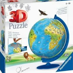 Ravensburger XXL Kinder Globe (Engels) - 3D Puzzel - 180 Stukjes -Exporteren puzzels winkel 550x620