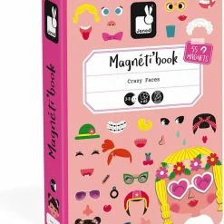 Janod Magnetibook - Gekke Gezichten Meisjes -Exporteren puzzels winkel 550x635
