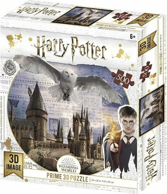 Prime3D Prime 3d 3d-puzzel Harry Potter/hogwarts En Hedwig 500 Stuks 3 Prime3D Prime 3d 3d-puzzel Harry Potter/hogwarts En Hedwig 500 Stuks