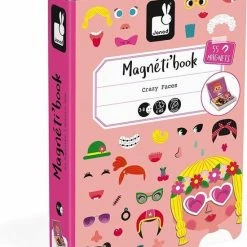 Janod Magnetibook - Gekke Gezichten Meisjes