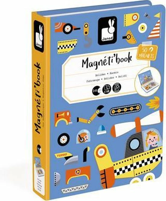 Janod Magnetibook - Racers 16 Janod Magnetibook - Racers - Afbeelding 14