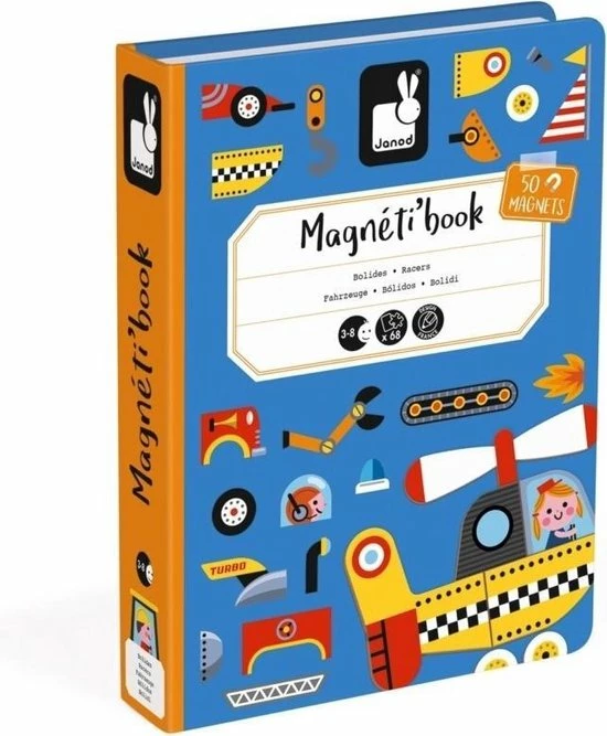 Janod Magnetibook - Racers 12 Janod Magnetibook - Racers - Afbeelding 10