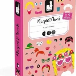 Janod Magnetibook - Gekke Gezichten Meisjes -Exporteren puzzels winkel 550x669