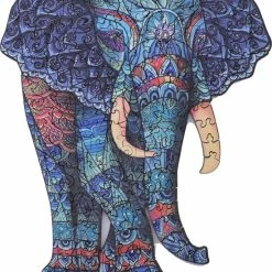 Legpuzzel Olifant 048 A3 | Houten Jigsaw Puzzel | 173 Stukjes | Dierenpuzzel| Meer Dan 50 Verschillende Modellen -Exporteren puzzels winkel 550x673