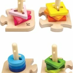 Hape Speelgoed - Vormen En Kleuren Puzzel -Exporteren puzzels winkel 550x681
