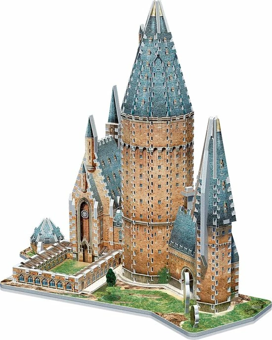 Hogwarts - Great Hall - Wrebbit 3D Puzzel - Harry Potter - 850 Stukjes 7 Hogwarts - Great Hall - Wrebbit 3D Puzzel - Harry Potter - 850 Stukjes - Afbeelding 5