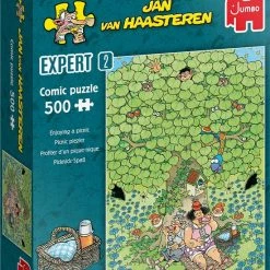 Jan Van Haasteren Expert 2: Picknick Plezier Puzzel - 500 Stukjes -Exporteren puzzels winkel 550x697 13