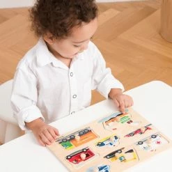 New Classic Toys Houten Legpuzzel Voertuigen - 8 Puzzelstukjes - FSC 100%-gecertificeerd Hout -Exporteren puzzels winkel 550x697 15