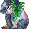 UNIDRAGON Houten Puzzel Dier - Serieuze Panda - 318 Stukjes - King Size 31x41 Cm -Exporteren puzzels winkel 550x710 2