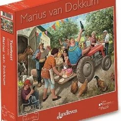 Art Revisited Marius Van Dokkum - Tuinfeest - Puzzel 1000 Stukjes