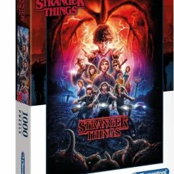 Clementoni Legpuzzel - Stranger Things - 1000 Stukjes, Puzzel Volwassenen