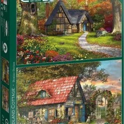 Falcon Puzzel The Woodland Cottage - Legpuzzel - 2 X 1000 Stukjes