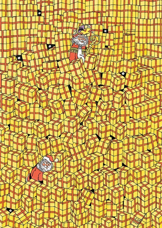 Jumbo Jan Van Haasteren Expert 4: Overal Cadeautjes - 500 Stukjes 6 Jumbo Jan Van Haasteren Expert 4: Overal Cadeautjes - 500 Stukjes - Afbeelding 4