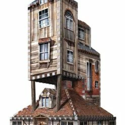 The Burrow- Weasley Family Home - Wrebbit 3D Puzzel - Harry Potter - 415 Stukjes -Exporteren puzzels winkel 550x779