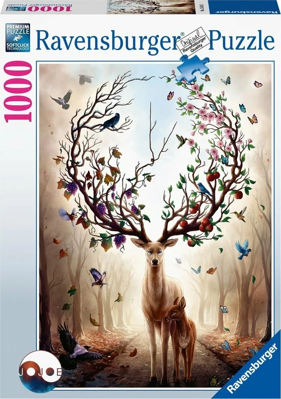 Ravensburger Puzzel Fantasydeer - Legpuzzel - 1000 Stukjes 4 Ravensburger Puzzel Fantasydeer - Legpuzzel - 1000 Stukjes - Afbeelding 2