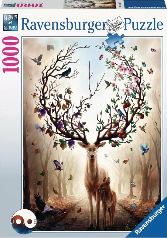 Ravensburger Puzzel Fantasydeer - Legpuzzel - 1000 Stukjes 3 Ravensburger Puzzel Fantasydeer - Legpuzzel - 1000 Stukjes