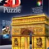 Ravensburger Arc De Triomphe Night Edition - 3D Puzzel Gebouw - 216 Stukjes -Exporteren puzzels winkel 550x815 1